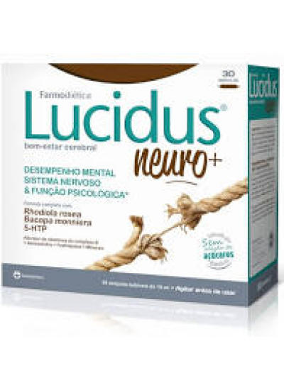 Lucidus Neuro - 30 Ampolas - Farmodietica ( LEVE 3 PAGUE 2 PROMOÇÃO DE 1 A 31 DE MAIO)